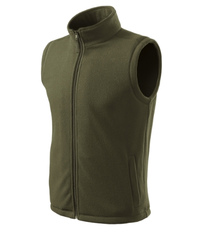 Fleece vest uniseks Next azuur blauw - military
