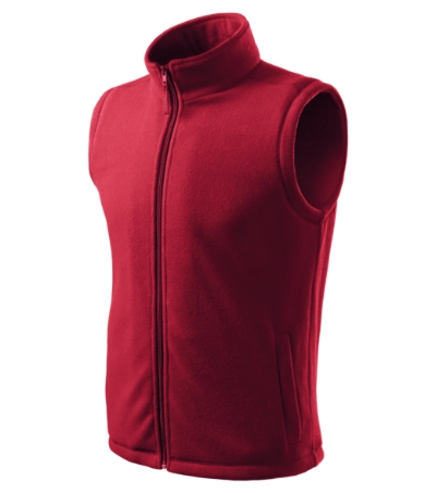 Fleece vest uniseks Next azuur blauw - marlboro rood