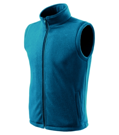 Fleece vest uniseks Next azuur blauw - petrol blue