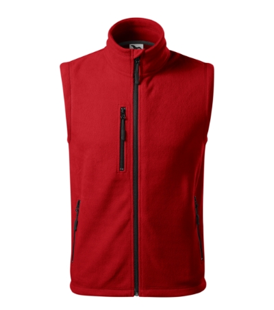 Fleece vest uniseks Exit rood
