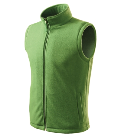 Fleece vest uniseks Next azuur blauw - gras groen