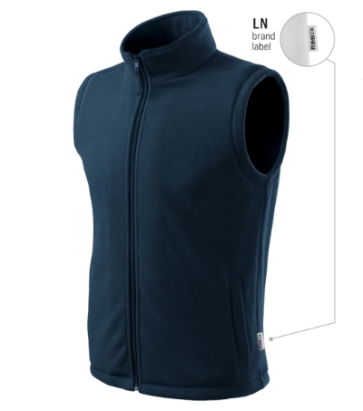 Fleece vest uniseks Next navy blue 02 (brand label)