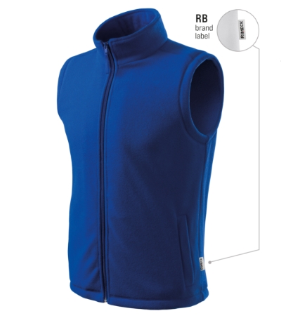 Fleece vest uniseks Next azuur blauw - royal blue 05 (brand label)