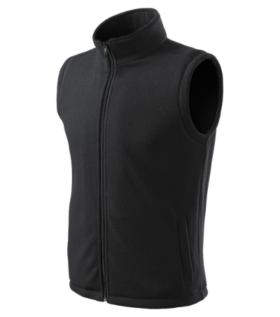 Fleece vest uniseks Next azuur blauw - ebony gray
