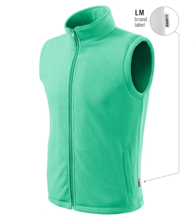 Fleece vest uniseks Next azuur blauw - mint 95 (brand label)