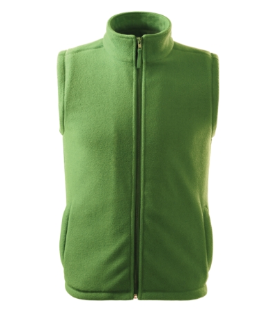 Fleece vest uniseks Next azuur blauw - gras groen
