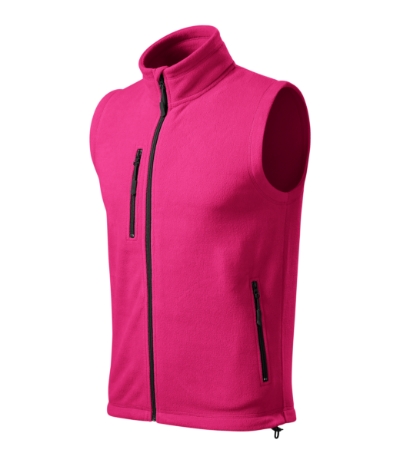 Fleece vest uniseks Exit appel groen - magenta