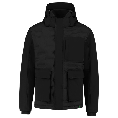 Jas uniseks Puffer Jacket Rewear zwart