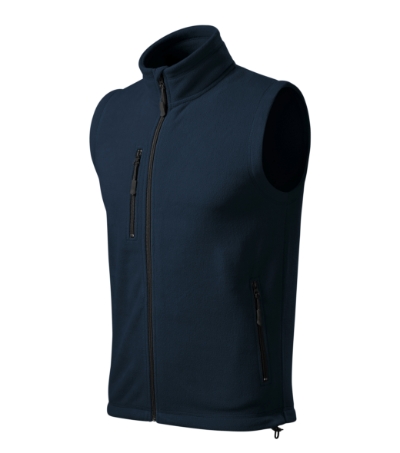 Fleece vest uniseks Exit appel groen - navy blue